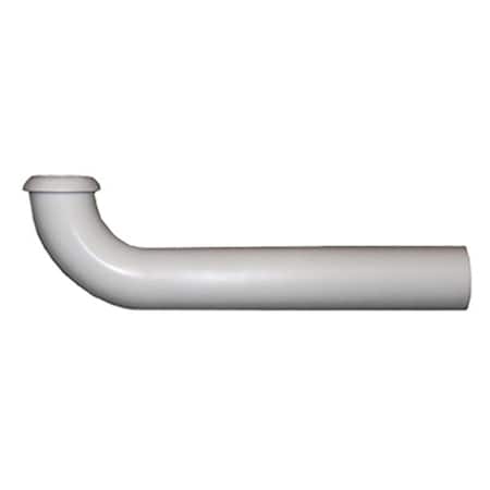Larsen Supply Co 03-4219 1.5 x 7 in. White PVC P-Trap Drain Ell 661464